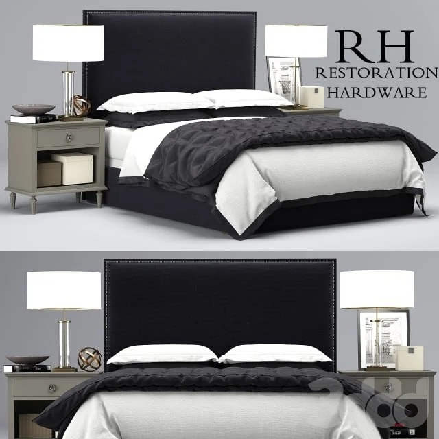 Restoration Hardware Lawson Non-Tufted bed